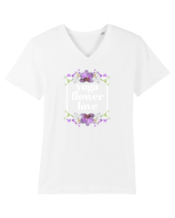 yoga floral design3 White