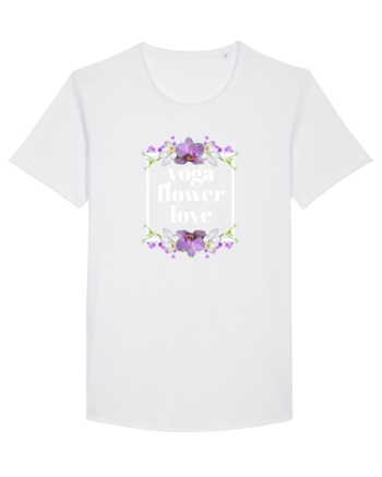 yoga floral design3 White