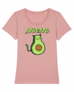 AvoCATo Tricou mânecă scurtă guler larg fitted Damă Expresser