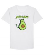 AvoCATo Tricou mânecă scurtă guler larg Bărbat Skater