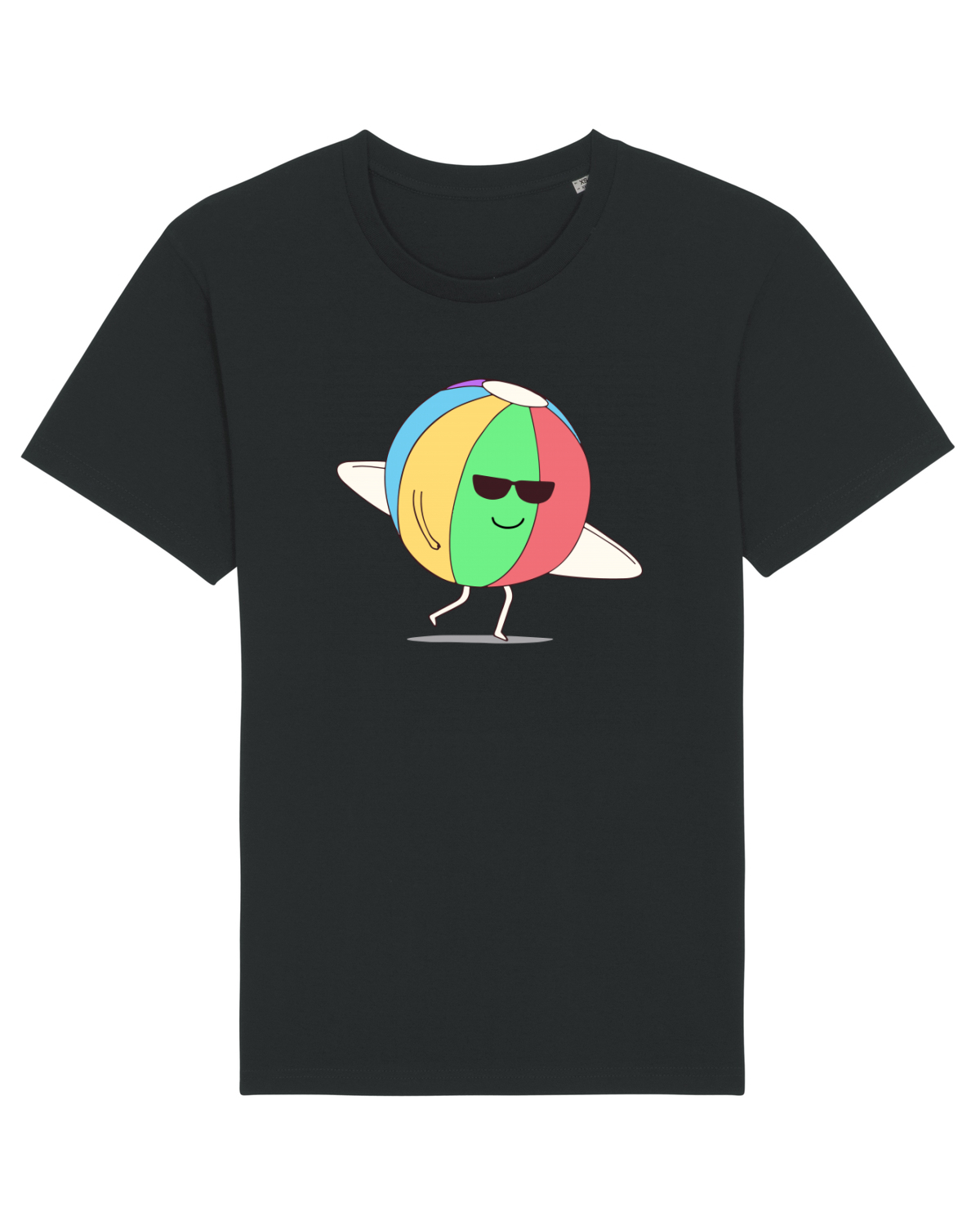 Tricou mânecă scurtă Unisex Rocker Black