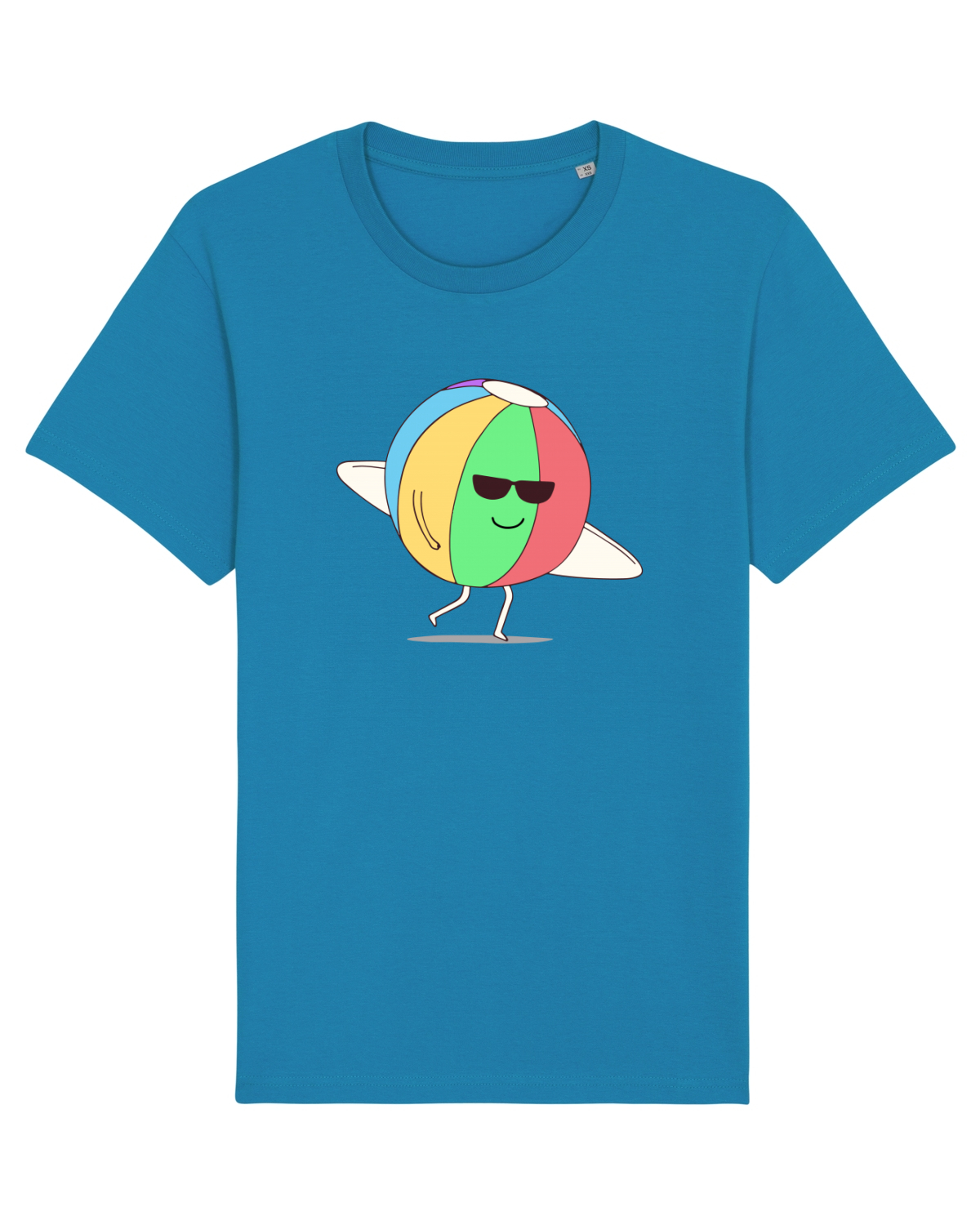 Tricou mânecă scurtă Unisex Rocker Azur