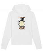 Coffee right Meow Hanorac Unisex Drummer