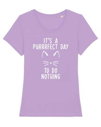 Purrrfect day to do nothing Lavender Dawn