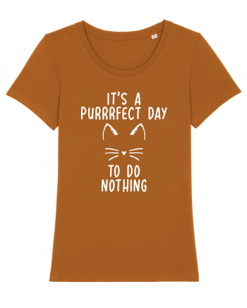 Purrrfect day to do nothing Roasted Orange