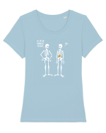 Tu mi-ai mancat pizza? Tricou mânecă scurtă guler larg fitted Damă Expresser