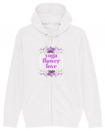 yoga floral design4 White