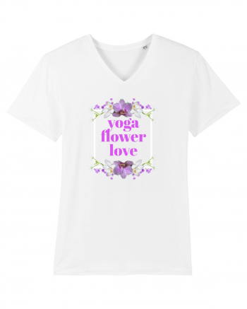 yoga floral design4 White