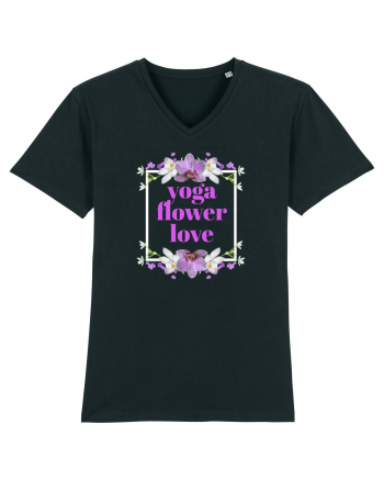 yoga floral design4 Black