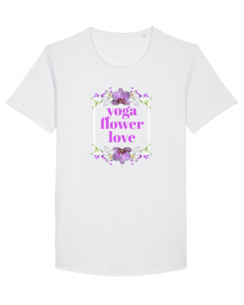 yoga floral design4 White