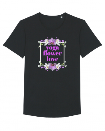 yoga floral design4 Black