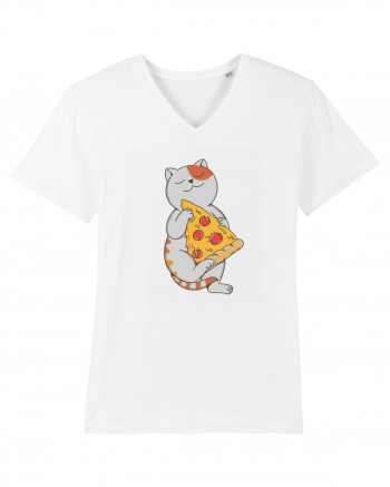 Pizza Cat White