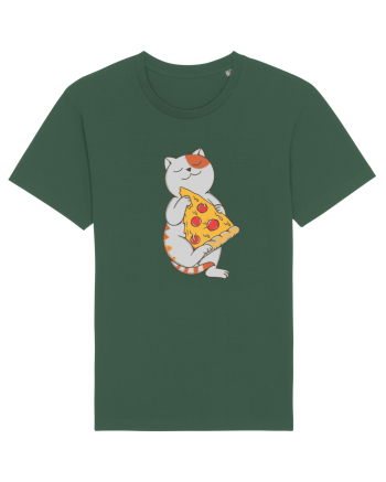 Pizza Cat Bottle Green