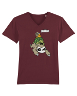 Nu asa de repede! Tricou mânecă scurtă guler V Bărbat Presenter