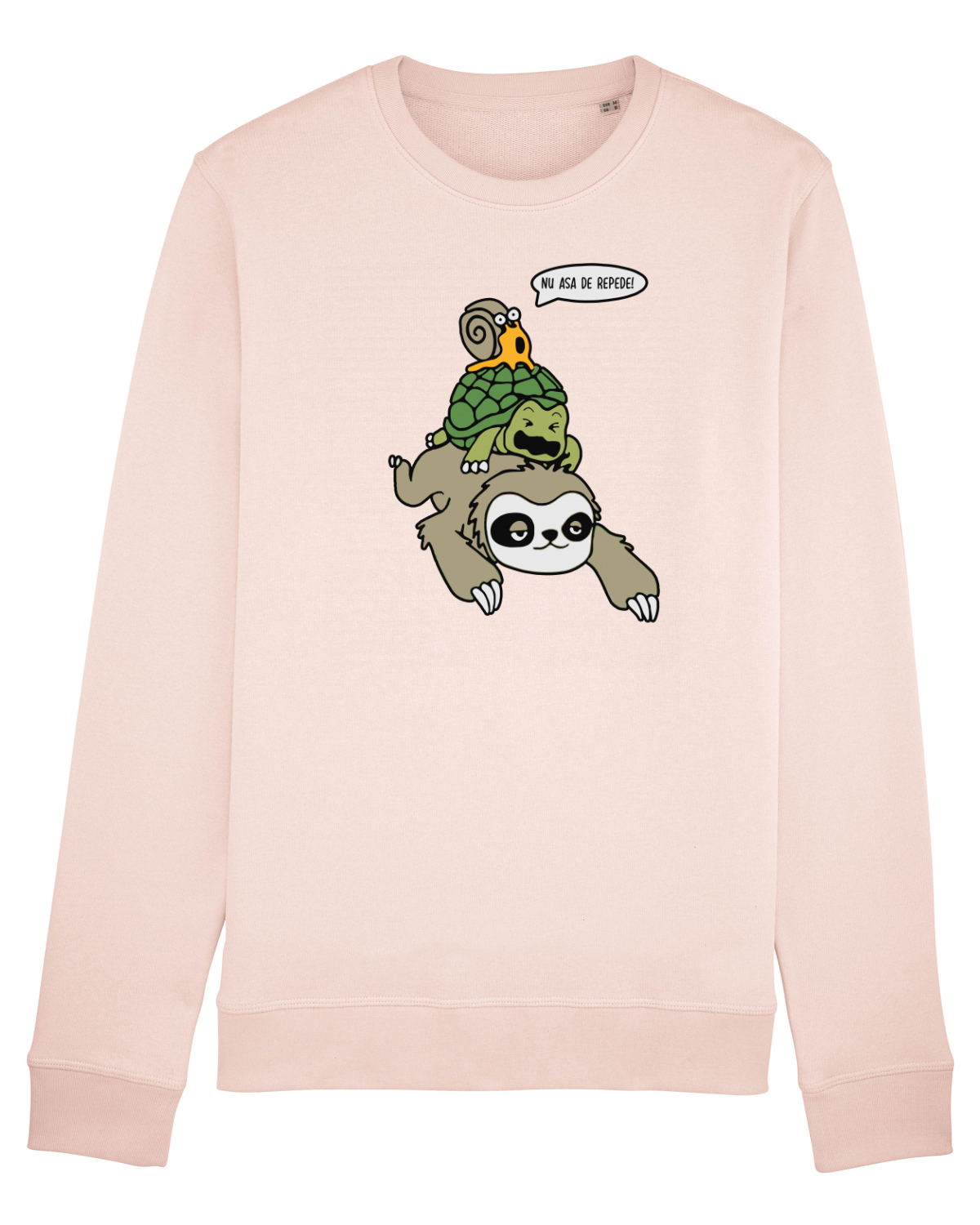 Bluză mânecă lungă Unisex Rise Candy Pink