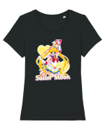 Sailor Moon Tricou mânecă scurtă guler larg fitted Damă Expresser