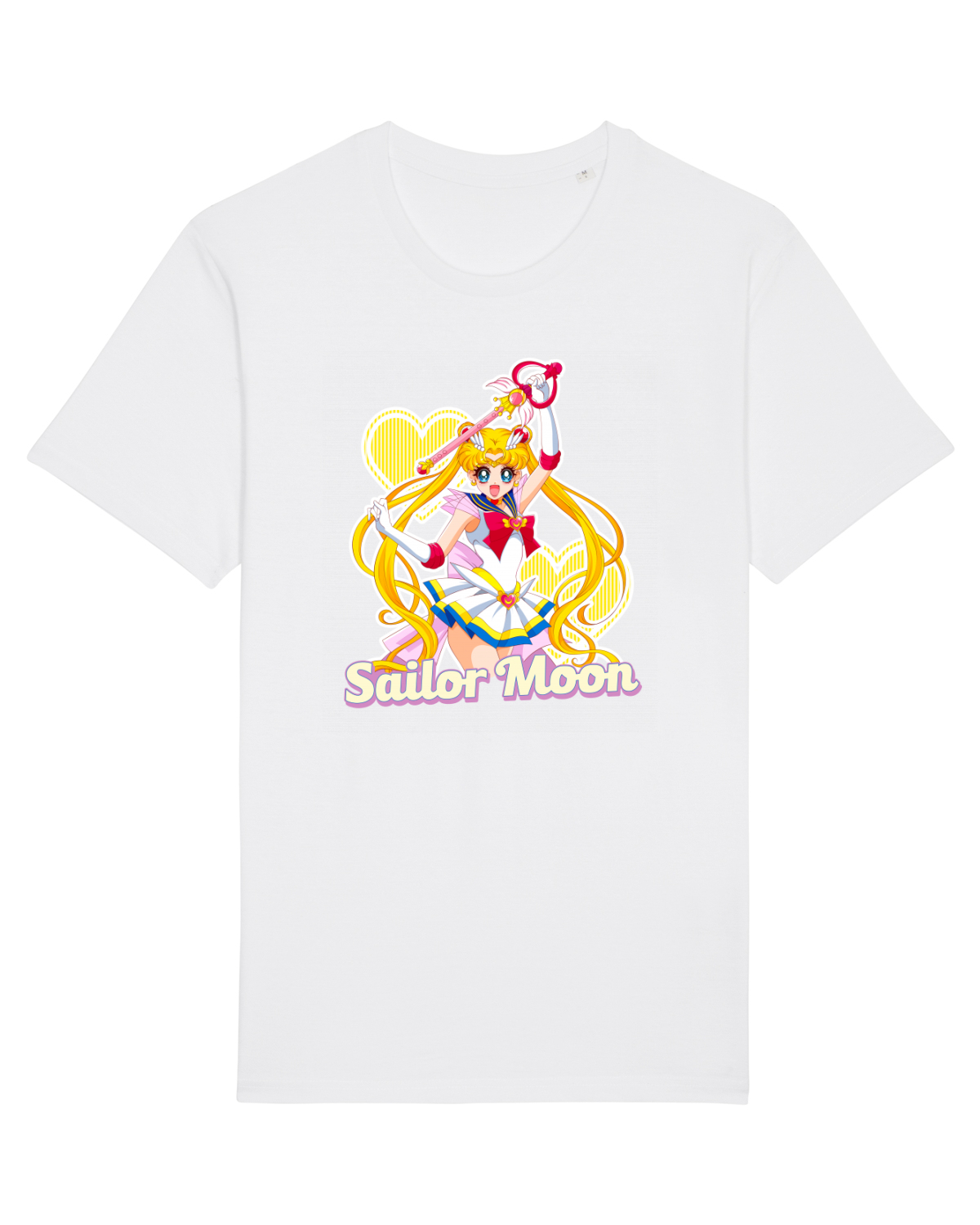 Tricou mânecă scurtă Unisex Rocker White