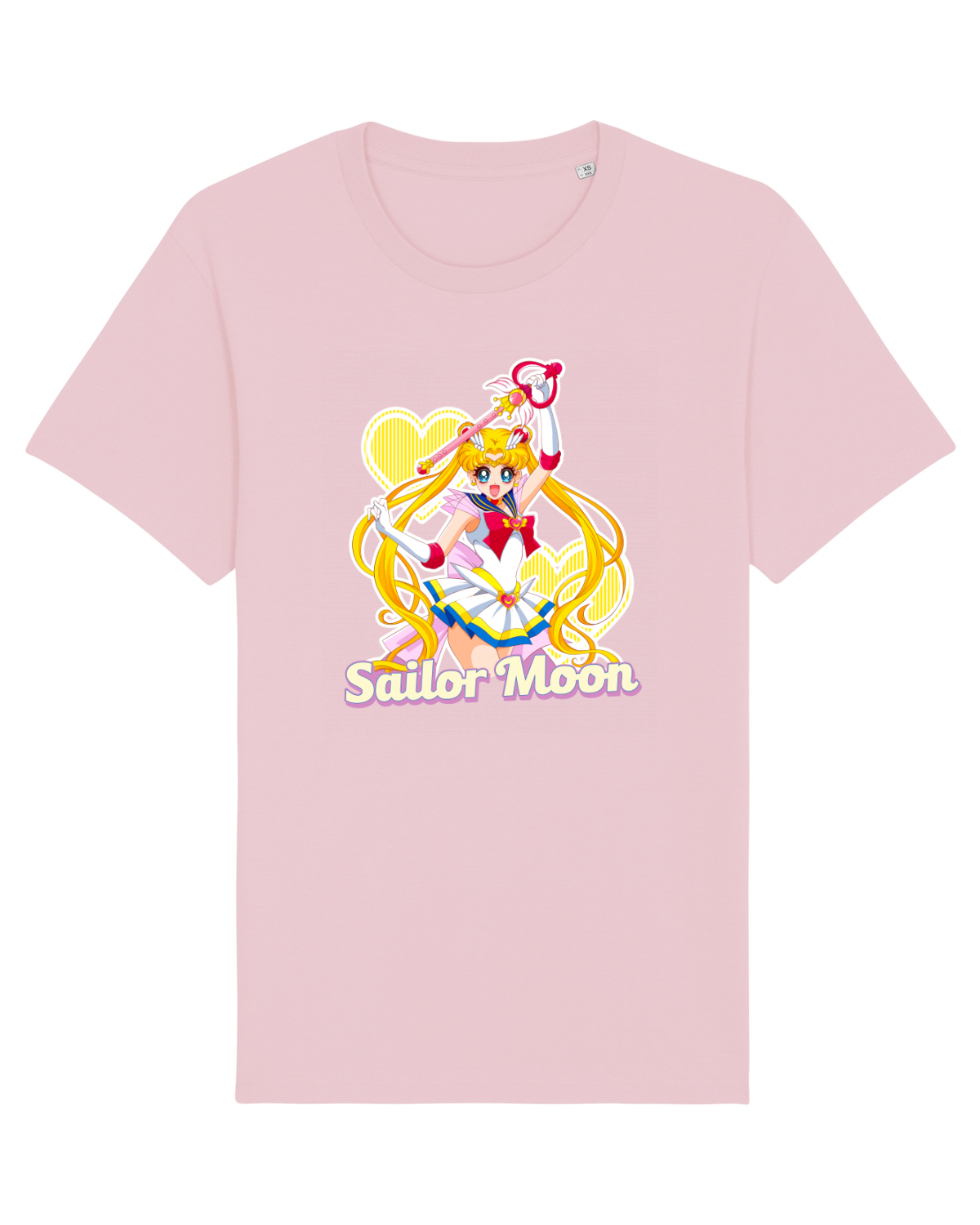 Tricou mânecă scurtă Unisex Rocker Cotton Pink