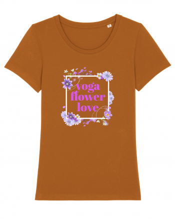 yoga floral design5 Roasted Orange