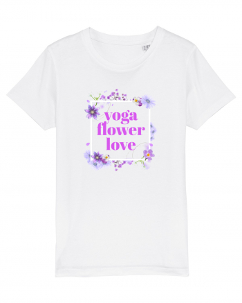 yoga floral design5 White