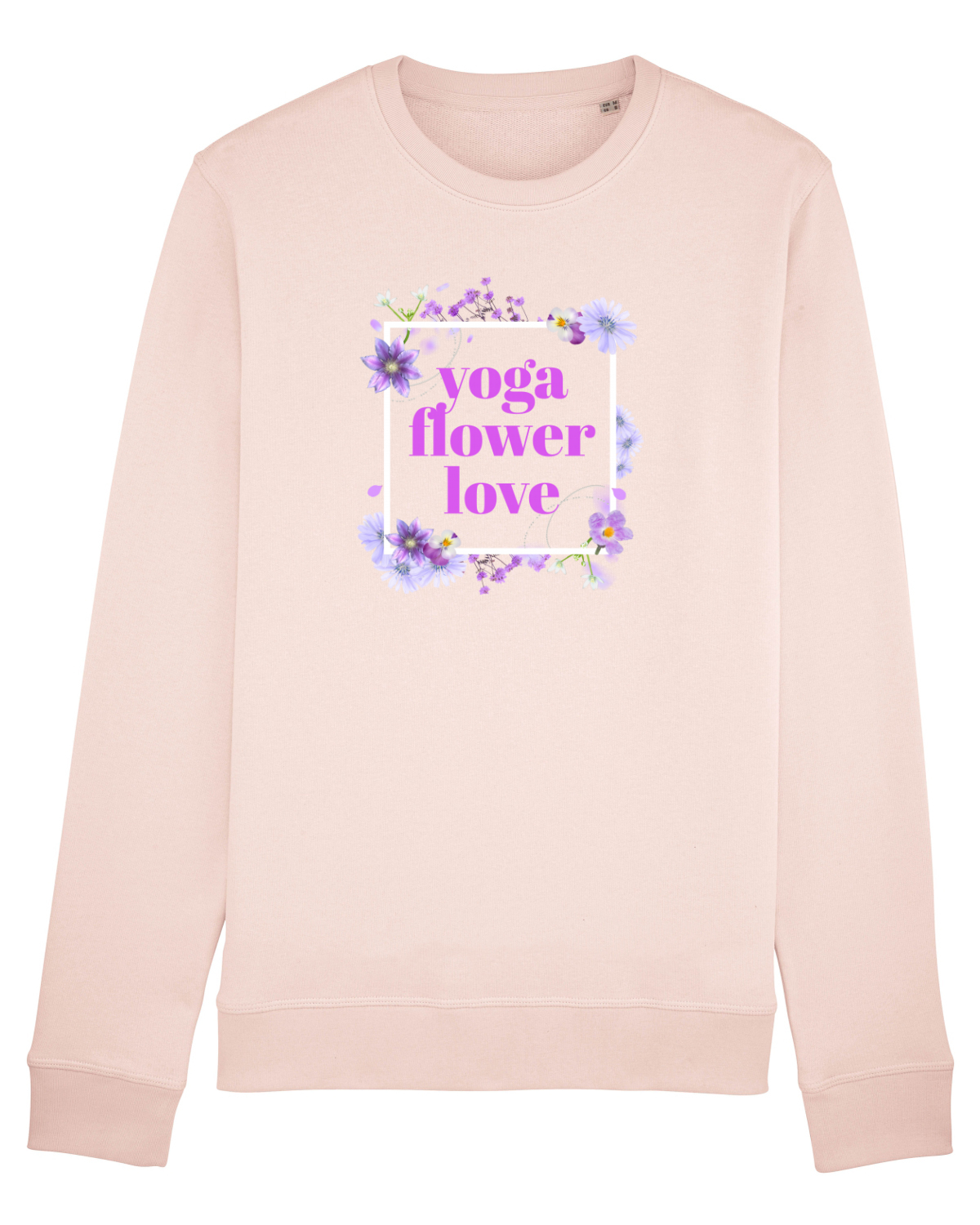 Bluză mânecă lungă Unisex Rise Candy Pink