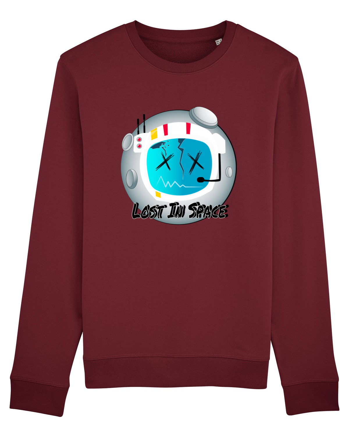 Bluză mânecă lungă Unisex Rise Burgundy