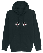 Ochii de fata cu Sharingan  Hanorac cu fermoar Unisex Connector