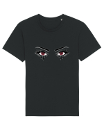 Ochii de fata cu Sharingan  Tricou mânecă scurtă Unisex Rocker