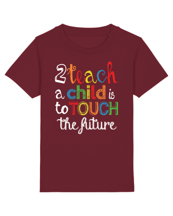 To teach a child Burgundy