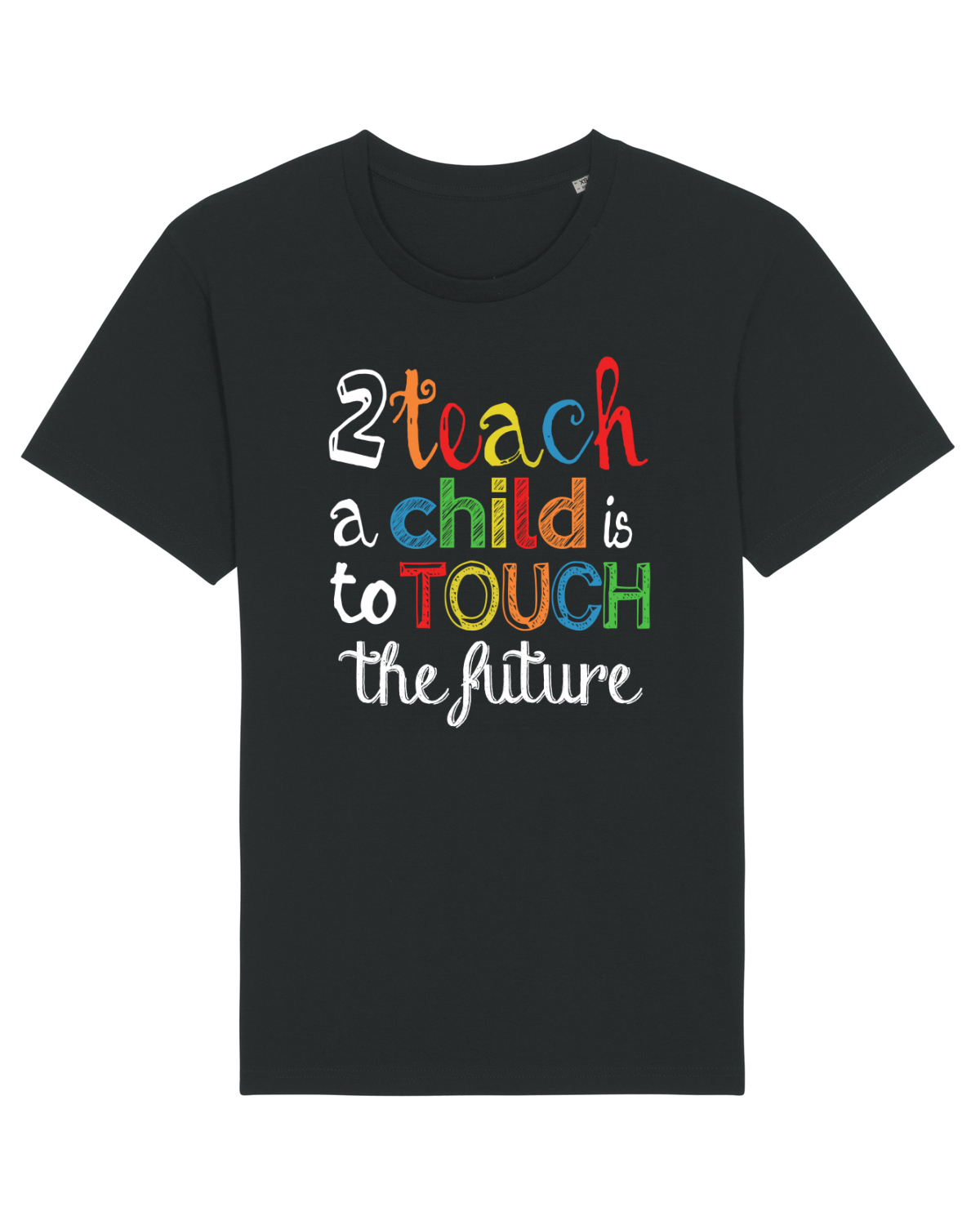 Tricou mânecă scurtă Unisex Rocker Black