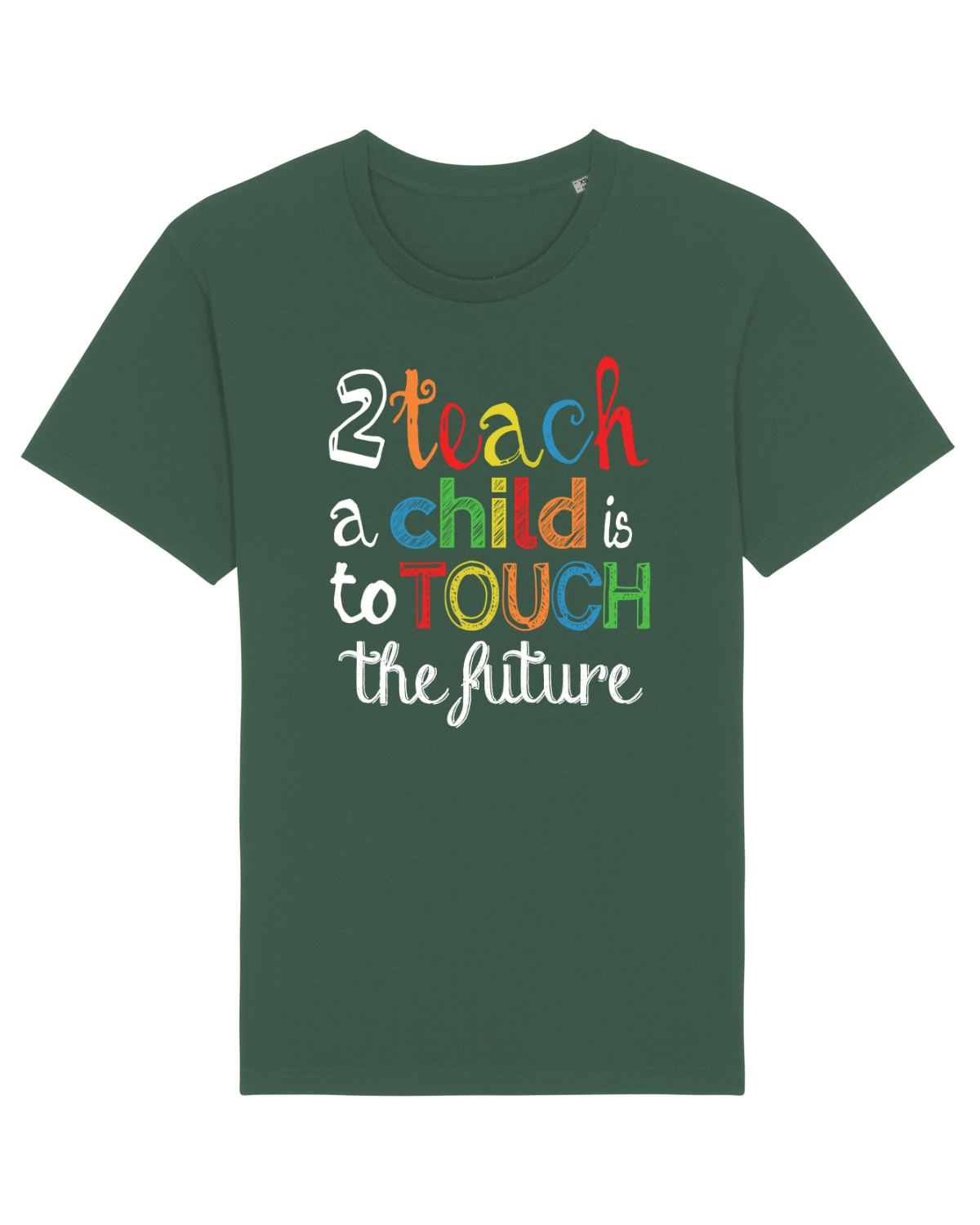 Tricou mânecă scurtă Unisex Rocker Bottle Green