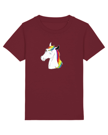 Wink wink rainbow. Burgundy