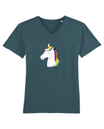 Wink wink rainbow. Tricou mânecă scurtă guler V Bărbat Presenter