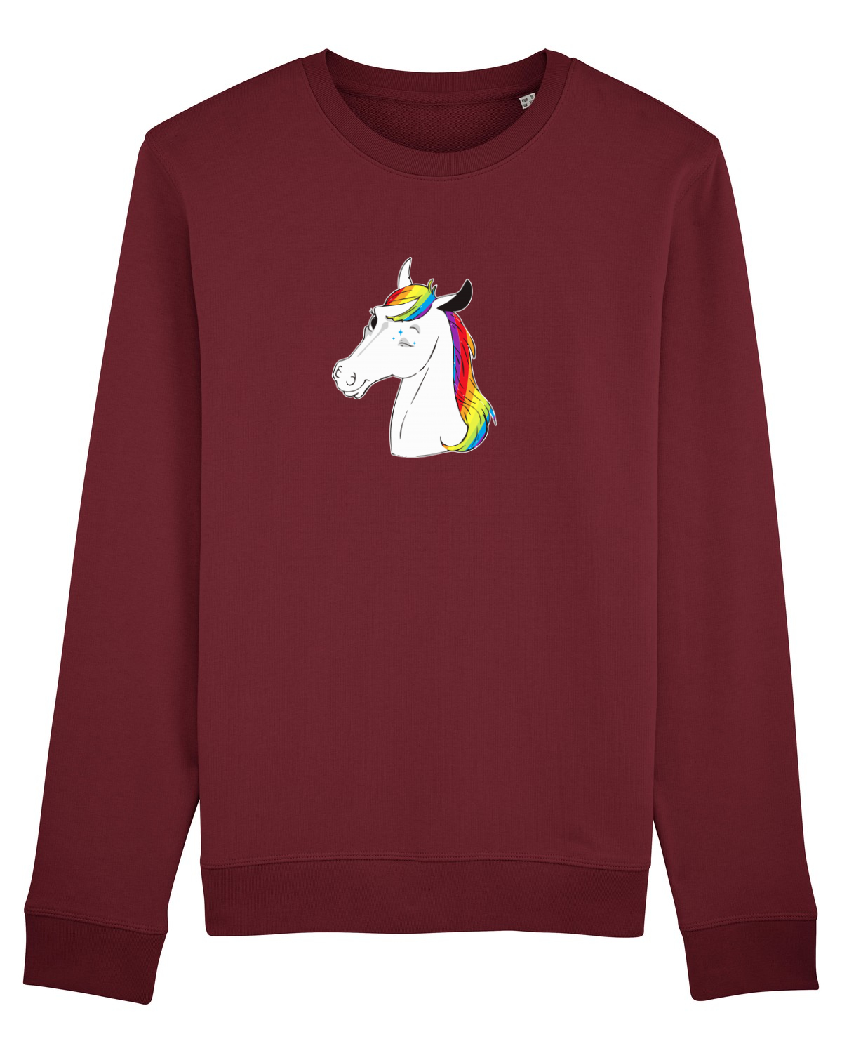 Bluză mânecă lungă Unisex Rise Burgundy