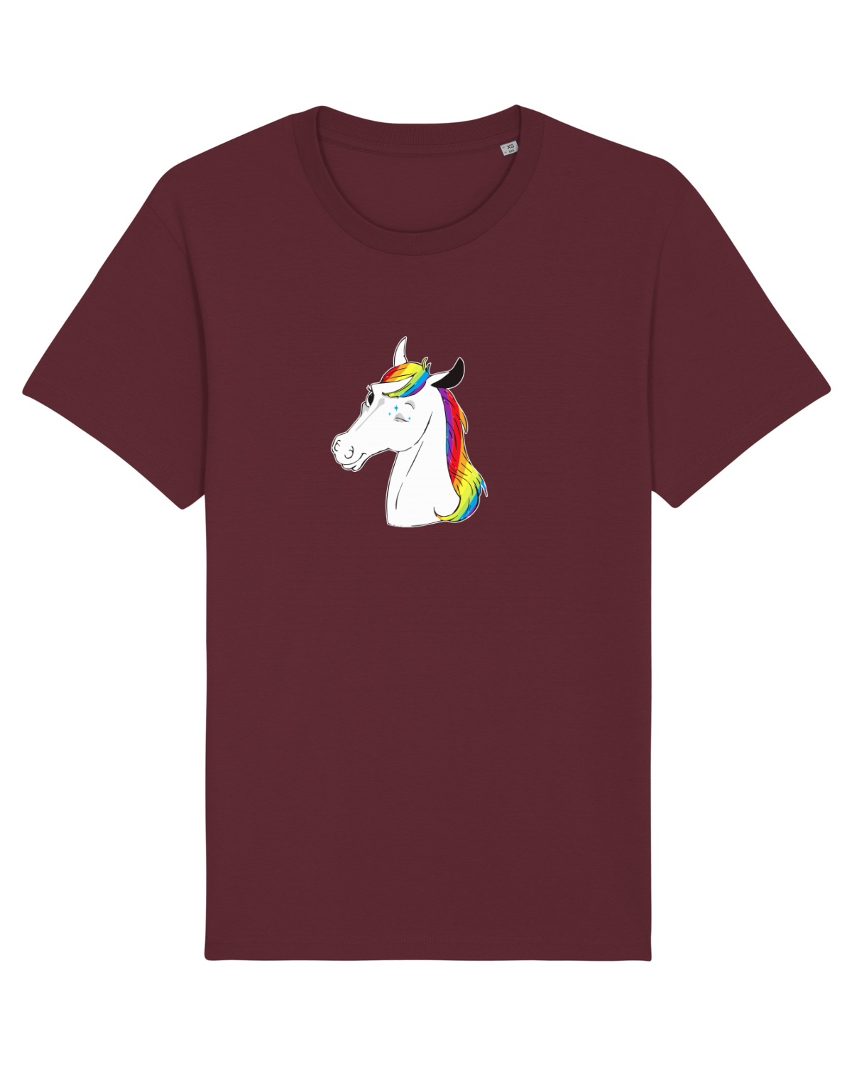 Tricou mânecă scurtă Unisex Rocker Burgundy