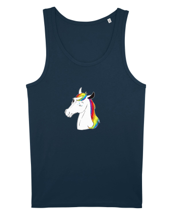 Wink wink rainbow. Navy