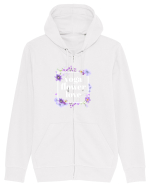 yoga floral design6 Hanorac cu fermoar Unisex Connector