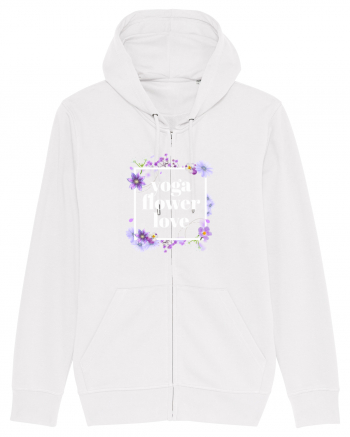 yoga floral design6 White