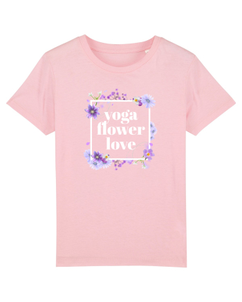 yoga floral design6 Cotton Pink