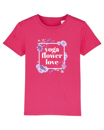 yoga floral design6 Raspberry