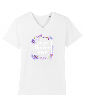 yoga floral design6 White