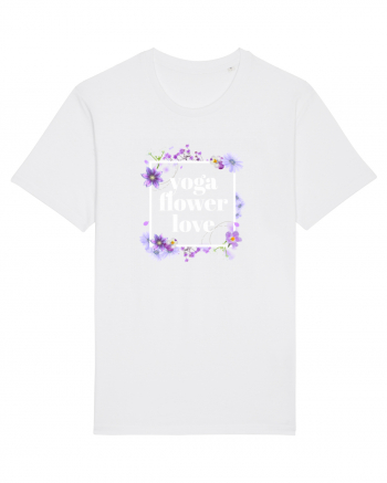 yoga floral design6 White