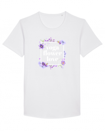 yoga floral design6 White