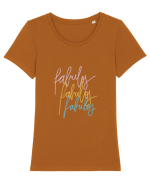 Fabulos Tricou mânecă scurtă guler larg fitted Damă Expresser