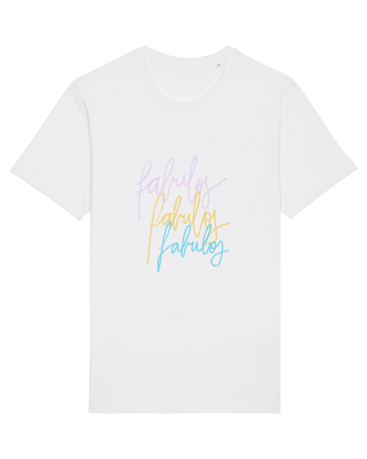 Tricou mânecă scurtă Unisex Rocker White