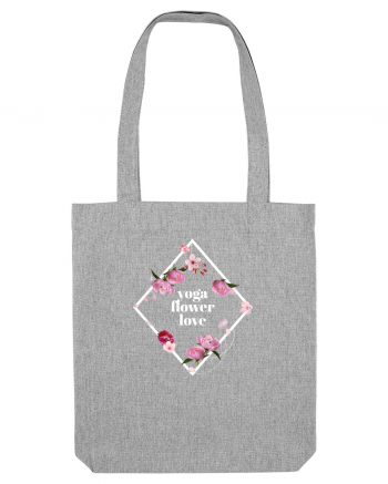 yoga floral design2 Heather Grey