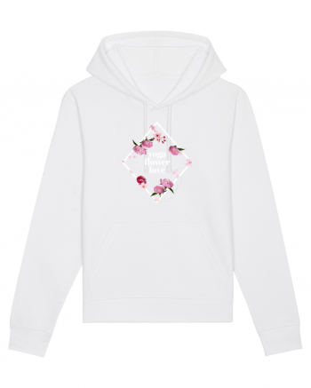 yoga floral design2 White