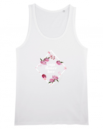 yoga floral design2 White