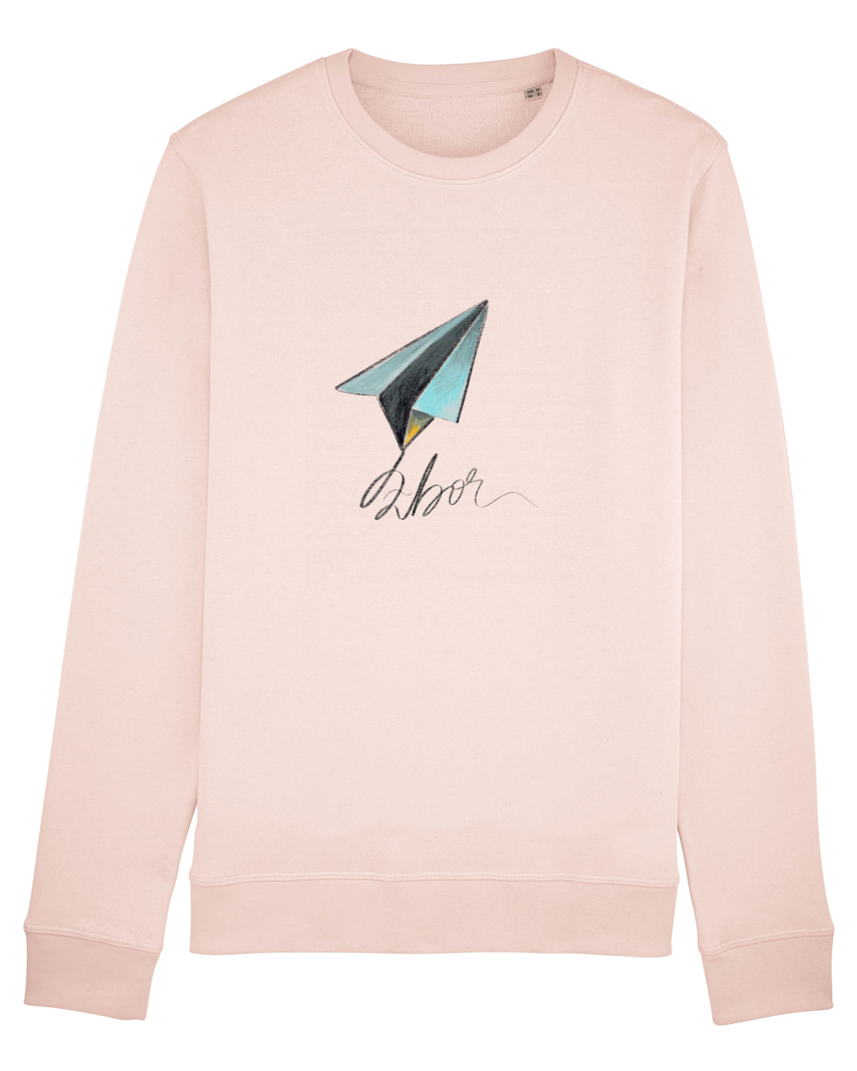 Bluză mânecă lungă Unisex Rise Candy Pink