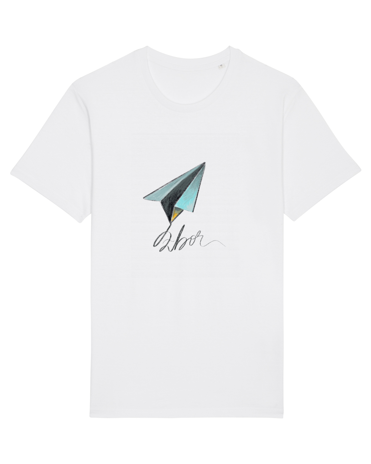 Tricou mânecă scurtă Unisex Rocker White